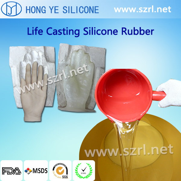 Medical Grade Silicone Rubber for Body Parts Casting, Life Casting Silicone  Rubber, Skin Safe Silicone Rubber