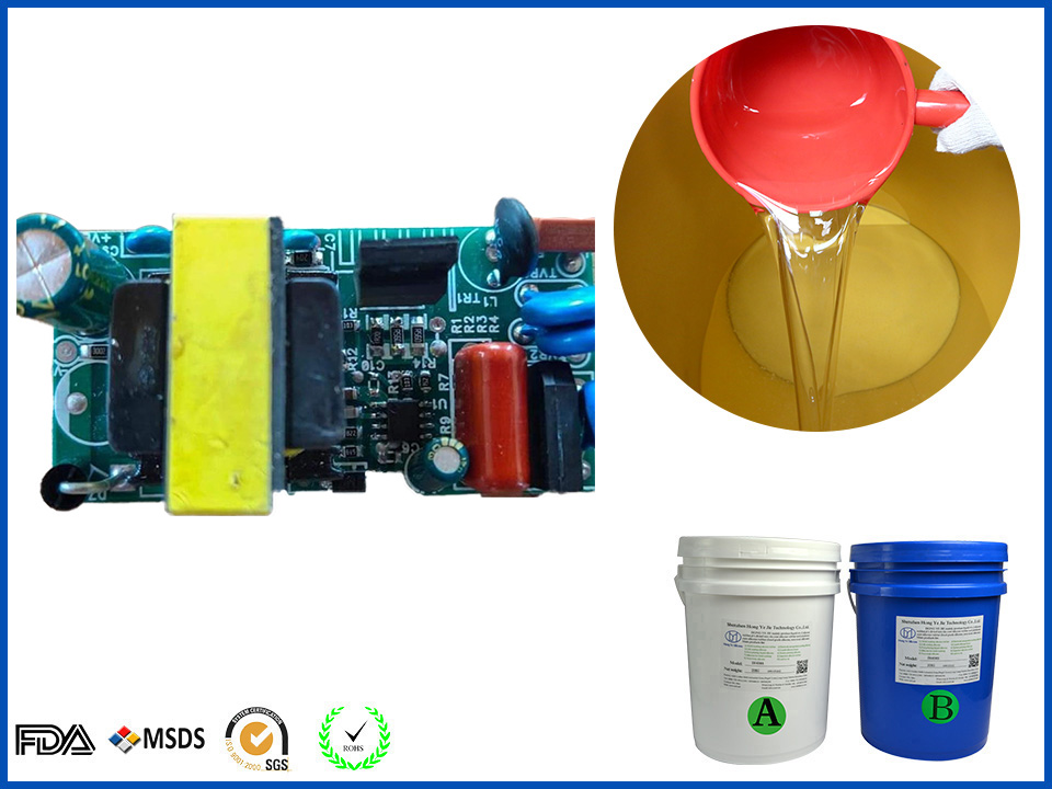 Silicone Potting A+B ratio 1:1 for LED Drivers