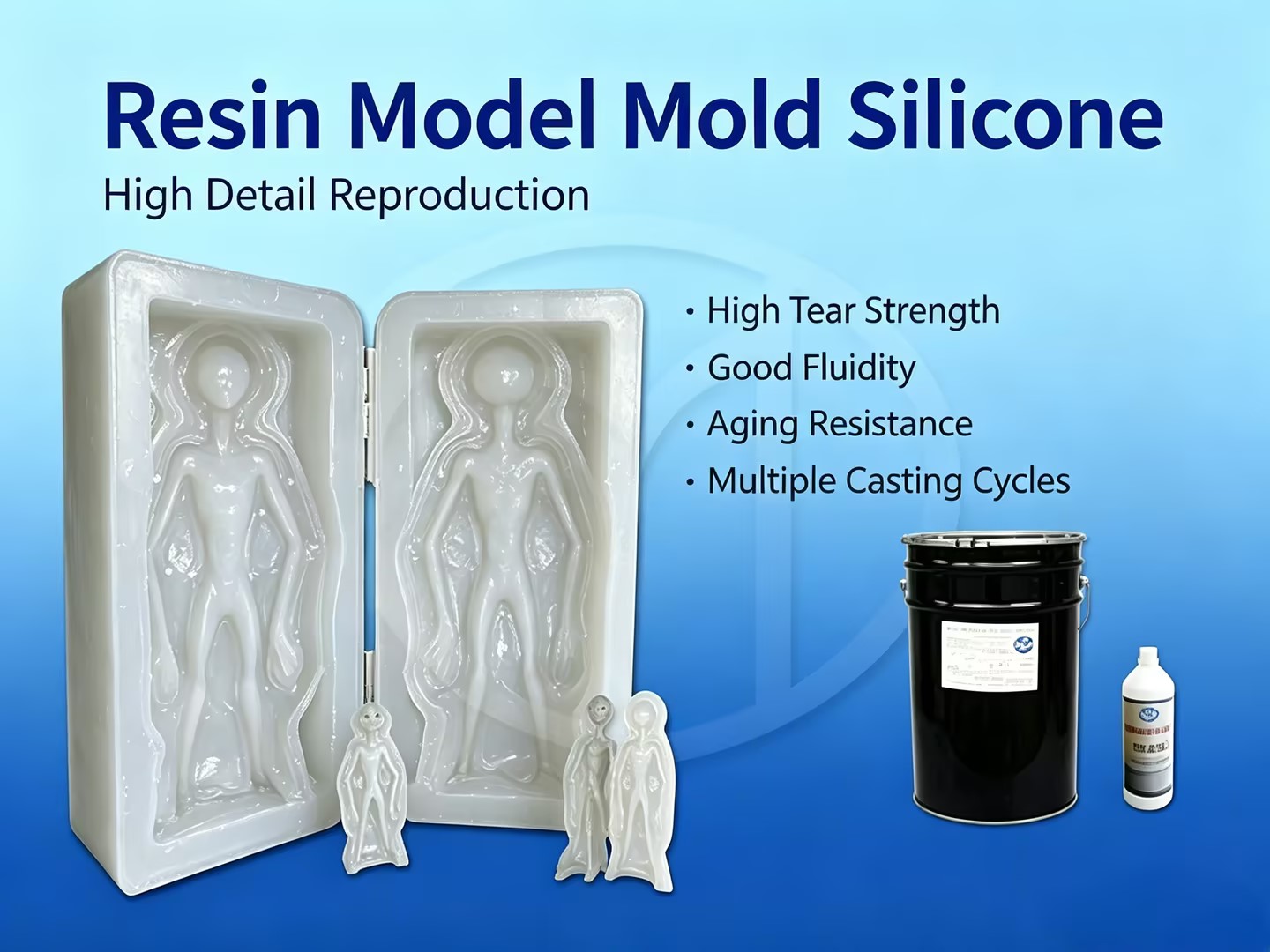<b>Condensation Cure Silicone Rubber for Resin Craft Models High</b>