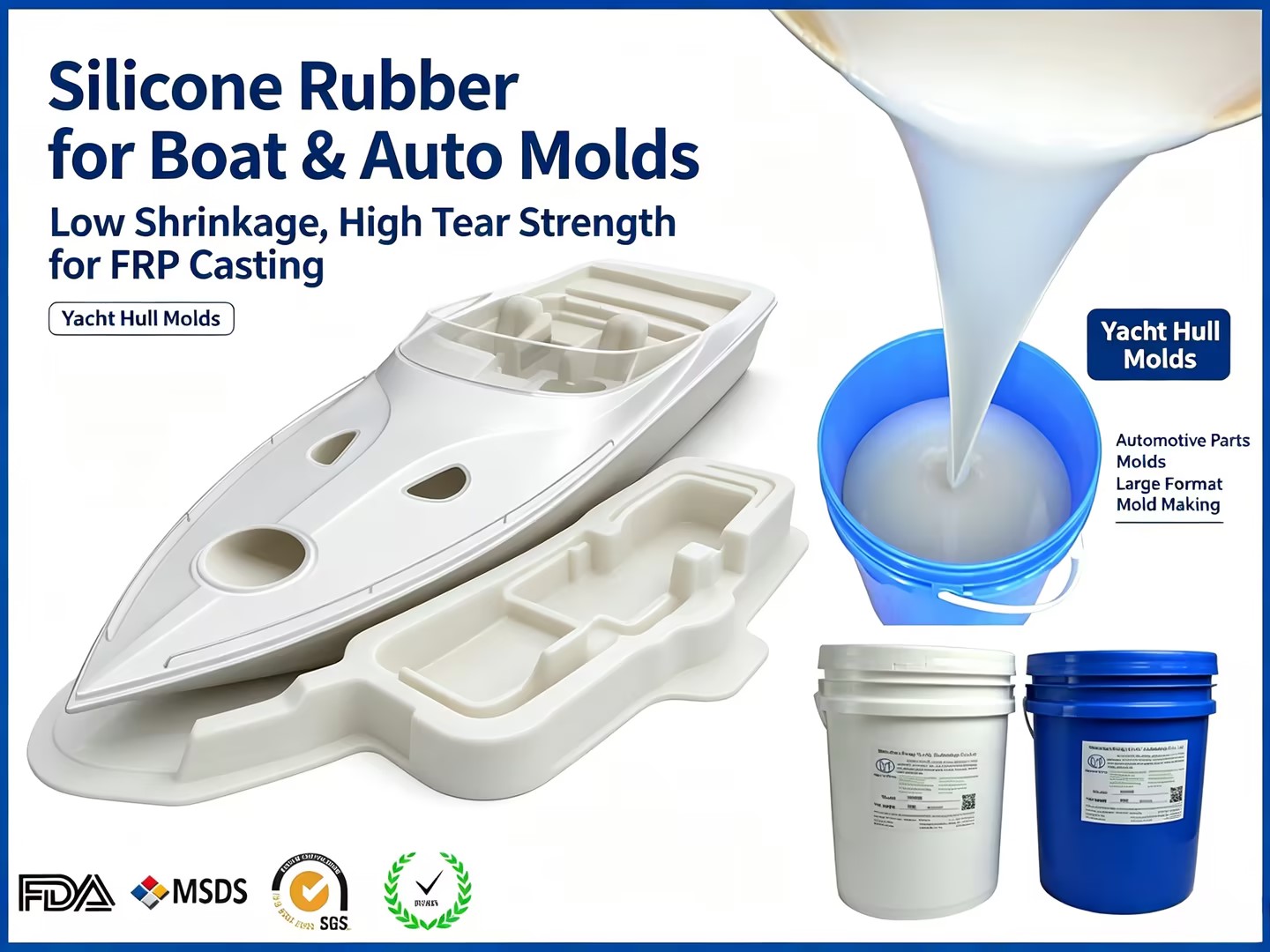<b>Automotive and Marine Mold Silicone Rubber</b>